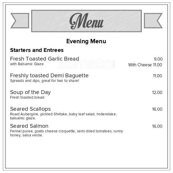 Bethany's Restaurant & Cafe Menu Menumania/Zomato