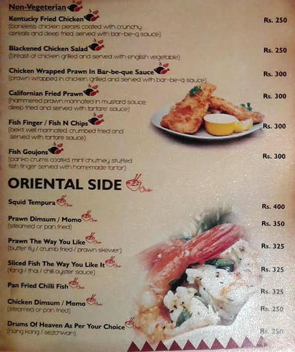 Menu at BARISH LOUNGE BAR, Jamshedpur
