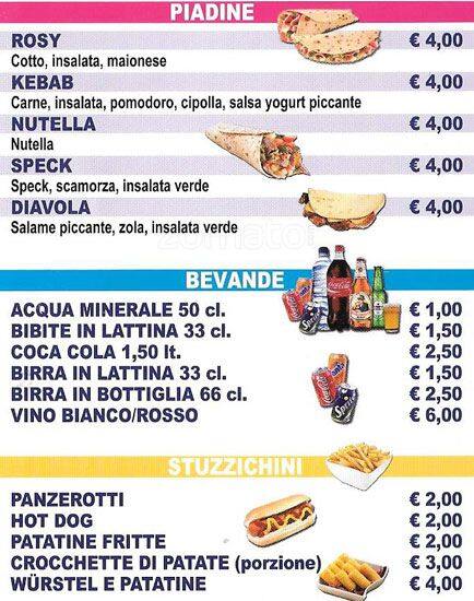Menu di Sorriso 