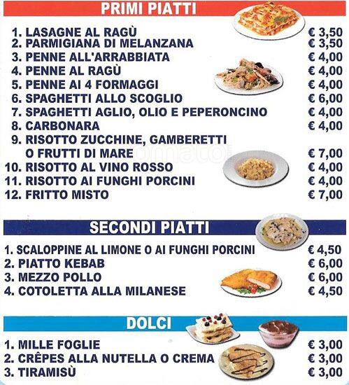 Menu di Sorriso 