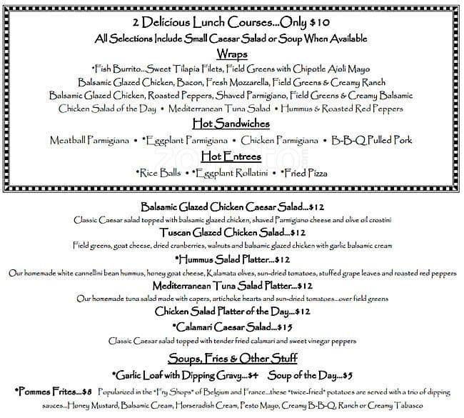 That's Amore Menu, Menu for That's Amore, Collingswood, Collingswood ...