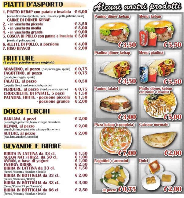 Menu di City Istanbul 
