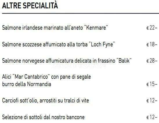Menu di Romeo Chef & Baker, Prati 