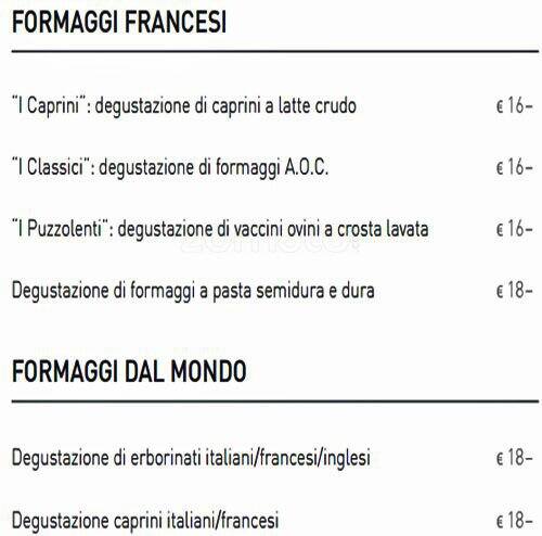 Menu di Romeo Chef & Baker, Prati 