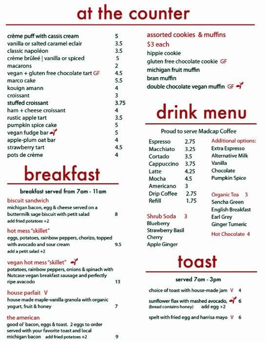 Field & Fire Cafe Menu, Menu for Field & Fire Cafe, Grand Rapids, Grand