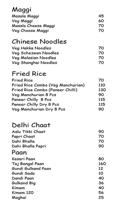 Om Shree Hari menu