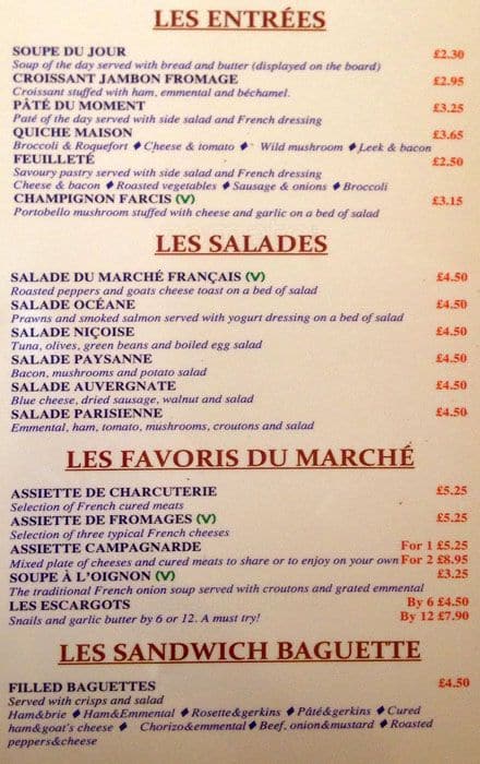 Le Menu Francais 