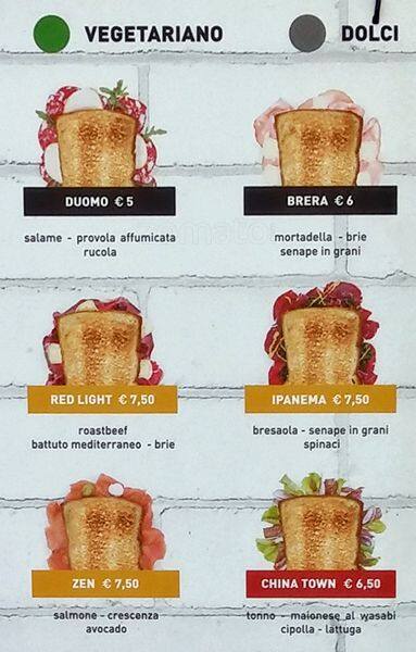 Menu di StreeTOAST 