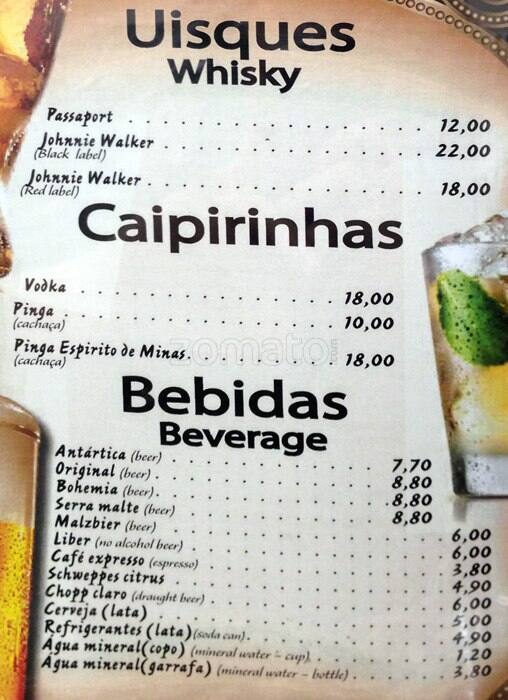 Esfiha Cedro do Líbano cardápio