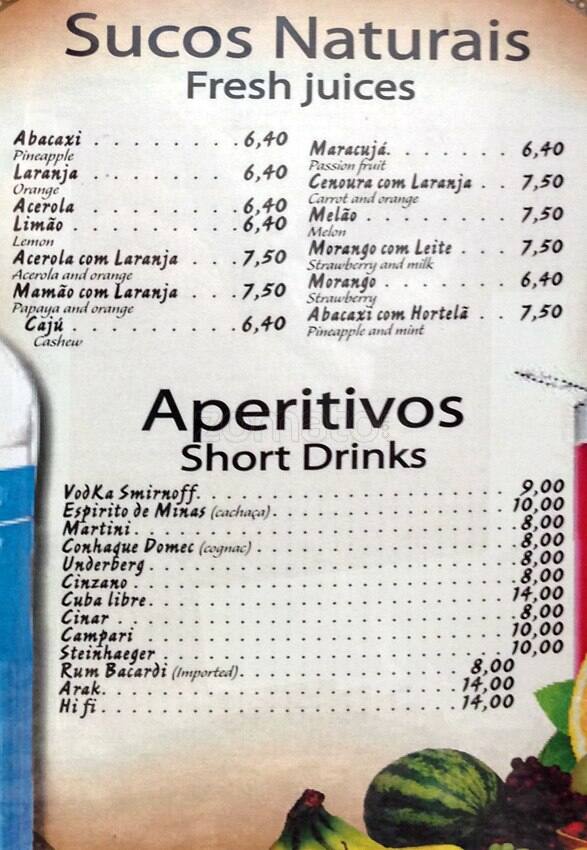 Esfiha Cedro do Líbano cardápio