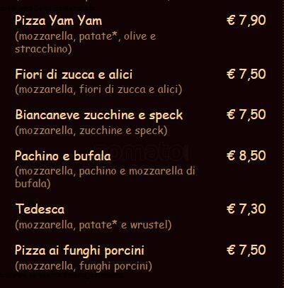 Menu di Yam Yam 