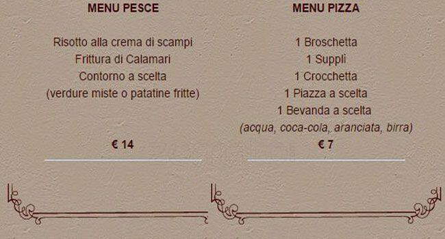 Riccio Di Mare A Roma Foto Del Menu Con Prezzi