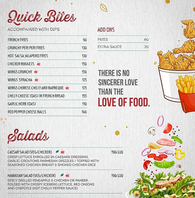 Chef Baker's Menu, Menu for Chef Baker's, Marathahalli, Bangalore Zomato