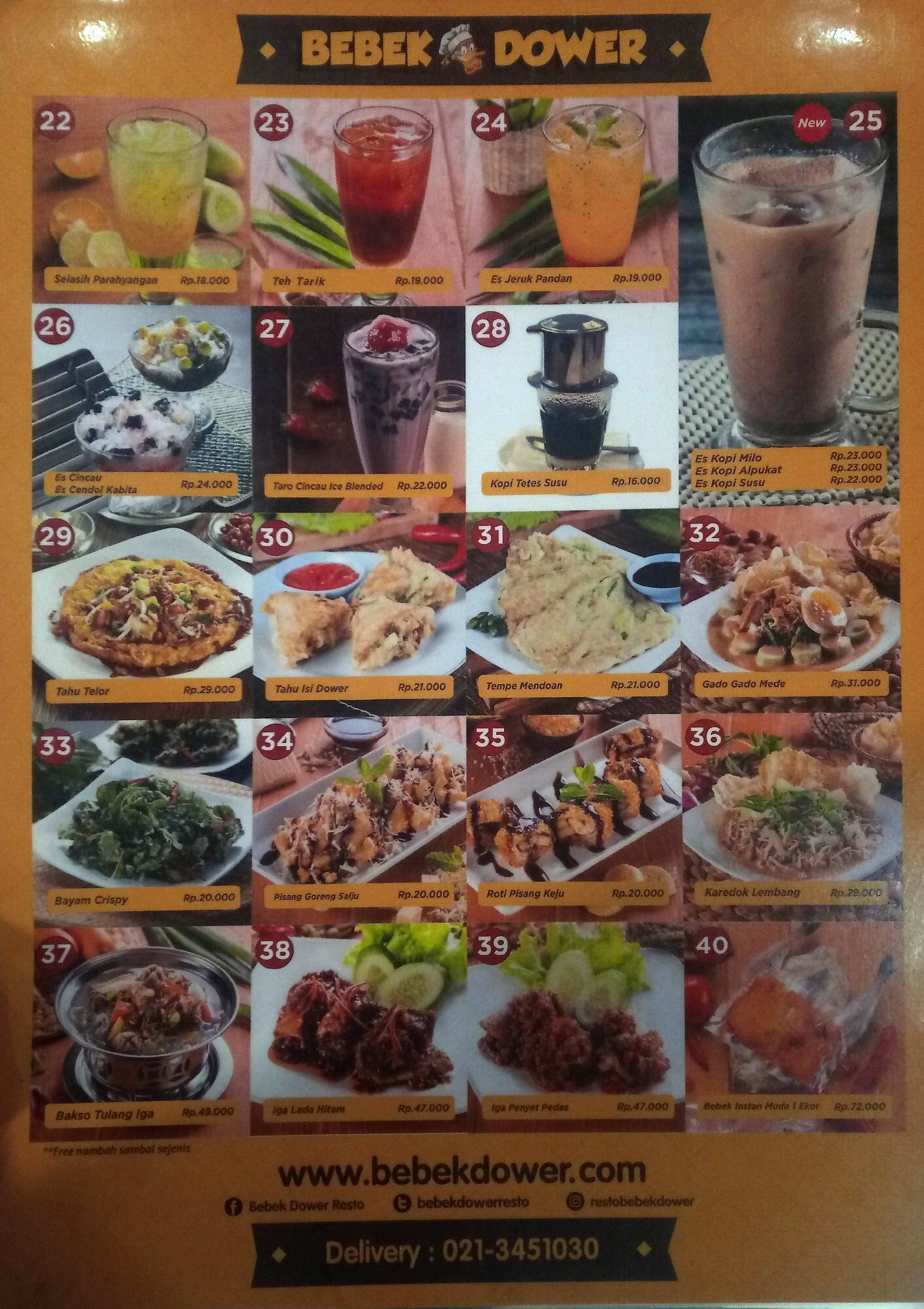 Bebek Dower Menu Menu For Bebek Dower Blok M Jakarta Zomato Bebek Dower Menu Menu For Bebek Dower Blok M Jakarta Zomato