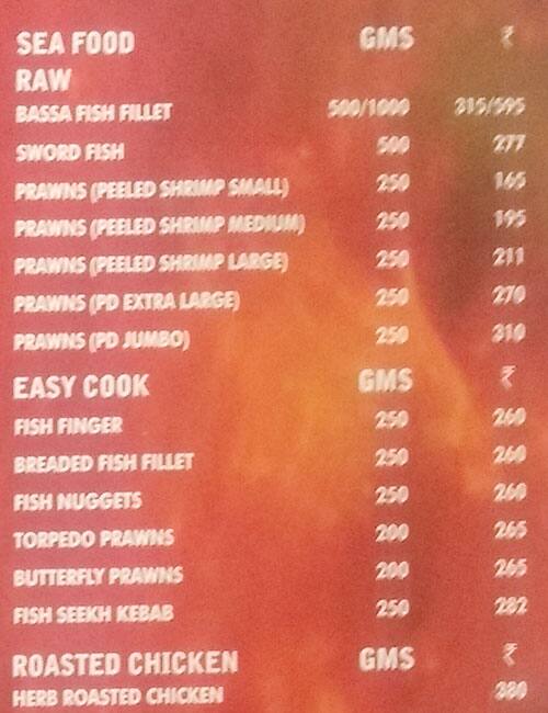 Republic of Chicken 3B2 menu