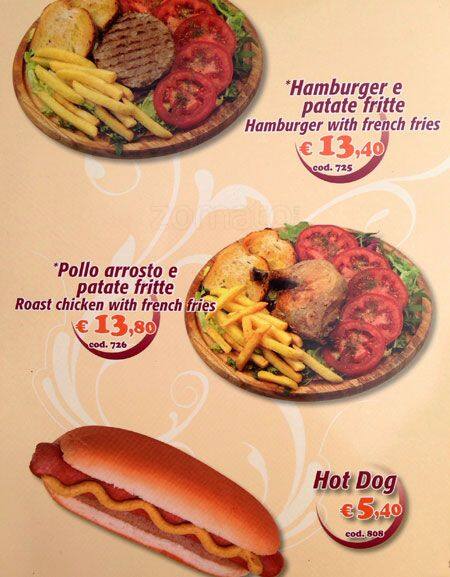 Menu di Bar Colosseo 