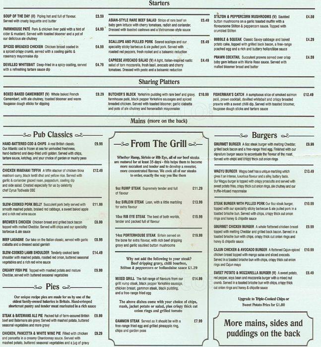 The Didsbury a Manchester Foto del Menu con Prezzi Zomato UK