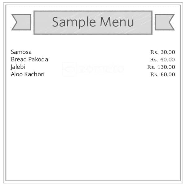 Kaku Kachodi Wale menu