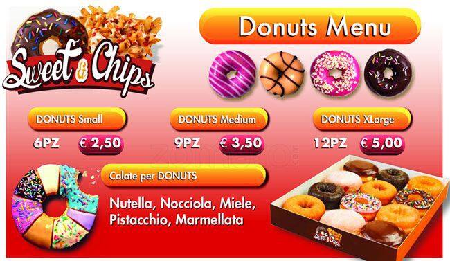 Menu di Sweet et Chips 