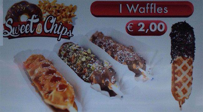 Menu di Sweet et Chips 