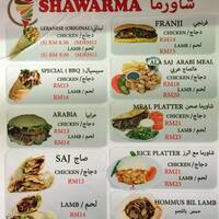 Tarbush Express Menu Menu For Tarbush Express Bukit Bintang Kuala Lumpur
