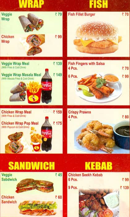 Menu at KAC Restaurant, Kharar