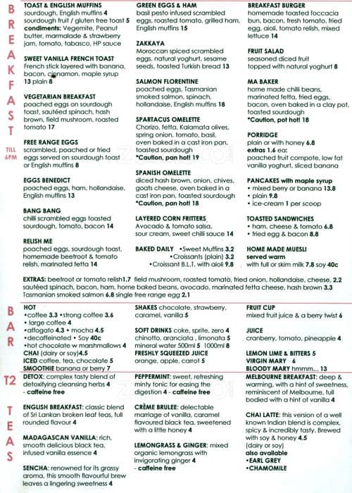 Don Vincenzo Menu, Menu for Don Vincenzo, Fitzroy, Melbourne ...