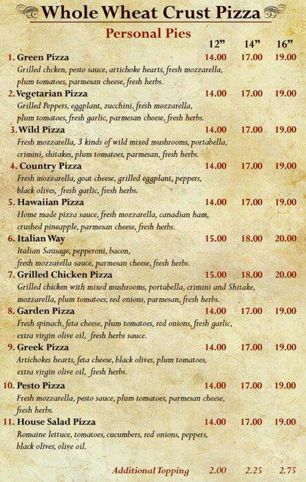 Mamma Mia Pizza Menu, Menu for Mamma Mia Pizza, Upper East Side, New ...