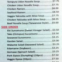 Sushi Q Tea Cafe Menu Sushi Q Tea Cafe Menu