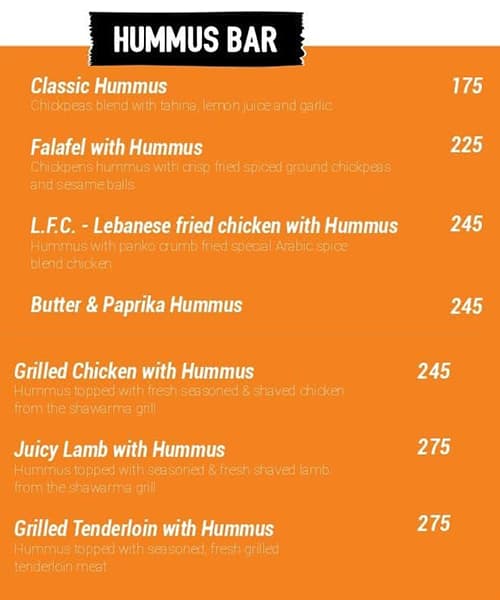 Doner & Gyros - Patiala menu