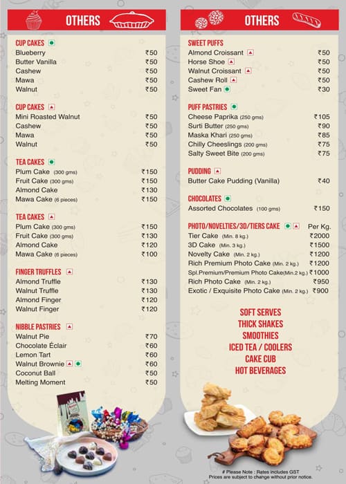 Merwans Cake Stop, Worli, Mumbai - Restaurant menu and reviews