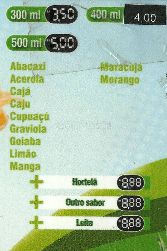 Mini Kalzone cardápio