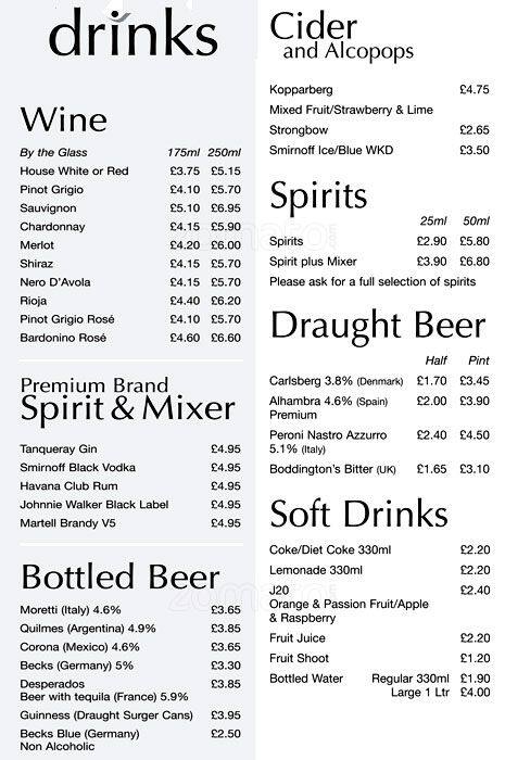 Hotel & Restaurant Isis menu