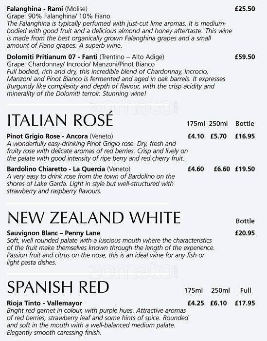 Hotel & Restaurant Isis menu