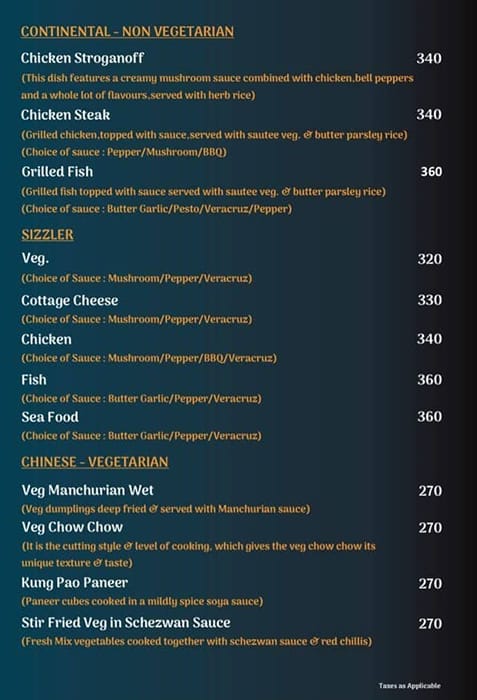 Lazeez menu
