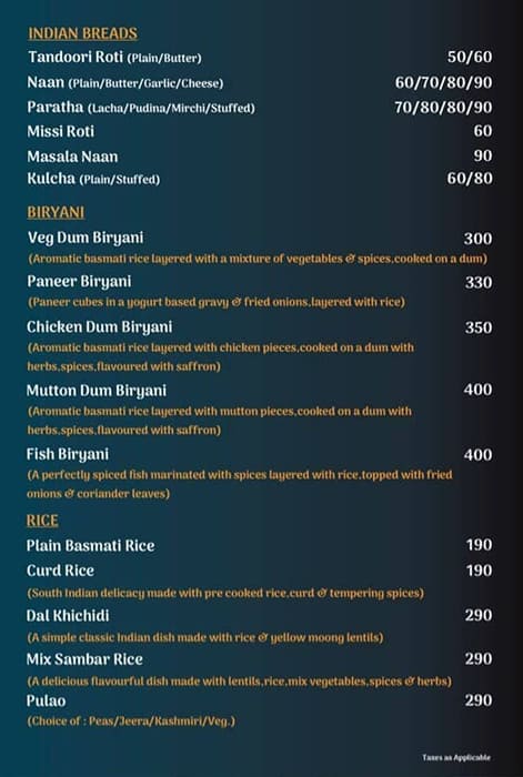 Lazeez menu