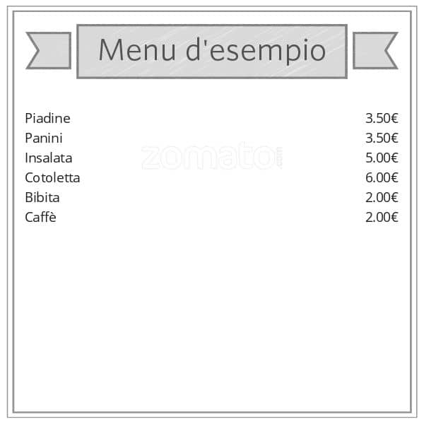 Menu di Piazza Roma 