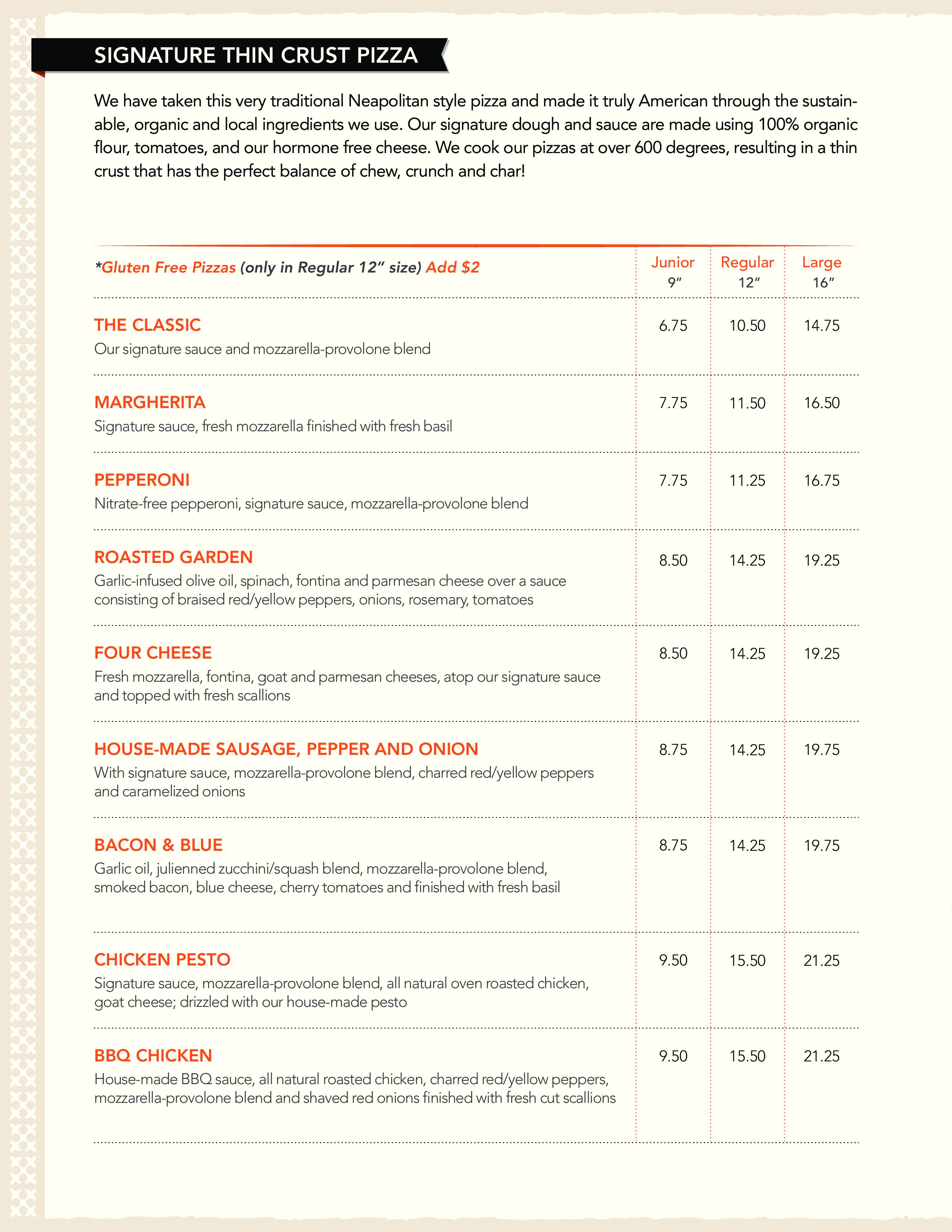 Stone Hearth Pizza Menu, Menu for Stone Hearth Pizza, Belmont, Boston