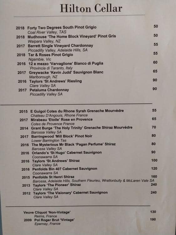 Menu at Harbord Hotel pub & bar, Freshwater