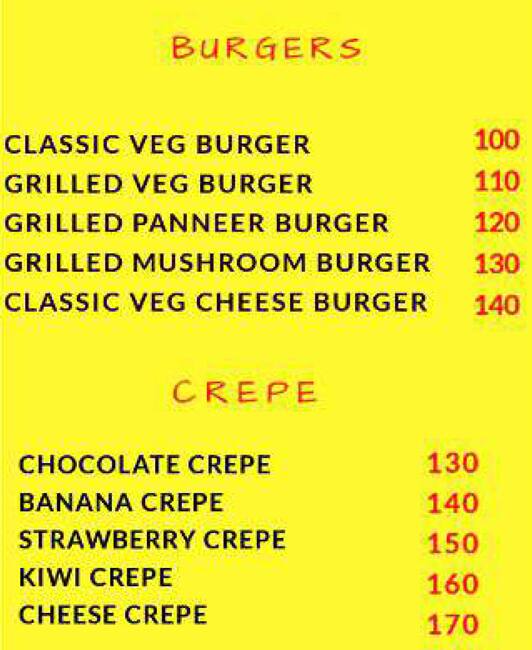 THE PASTA LAND menu