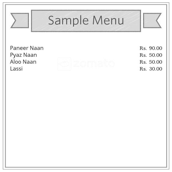 Amritsar Nan menu