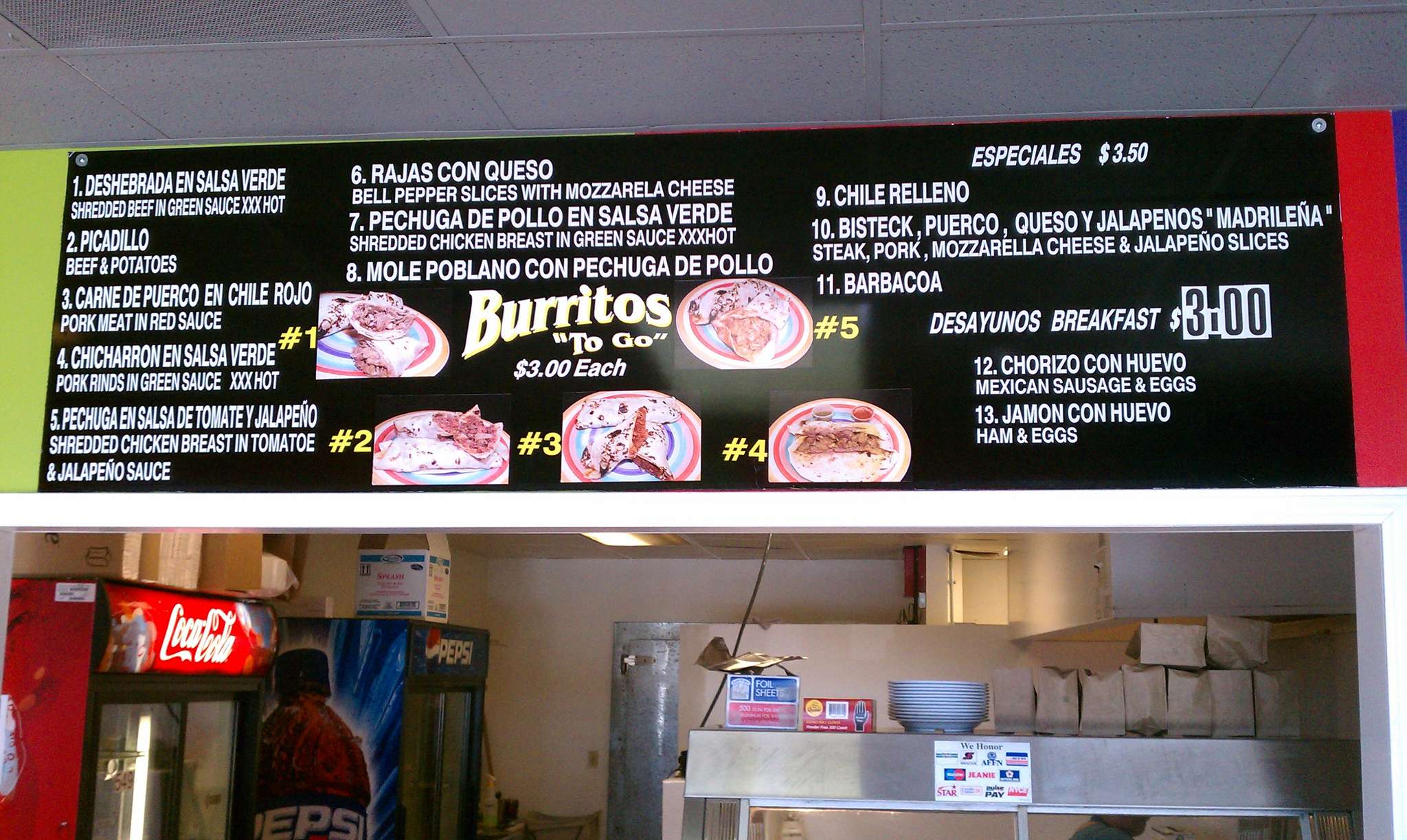Burritos To Go Menu, Menu for Burritos To Go, North Kansas City