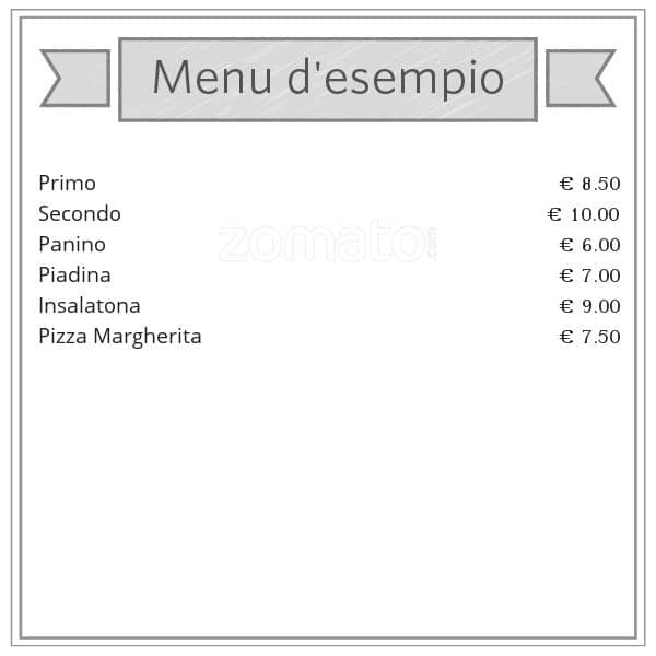 Menu di Caffè Le Grazie 