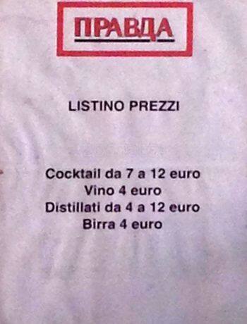 Menu di Pravda 