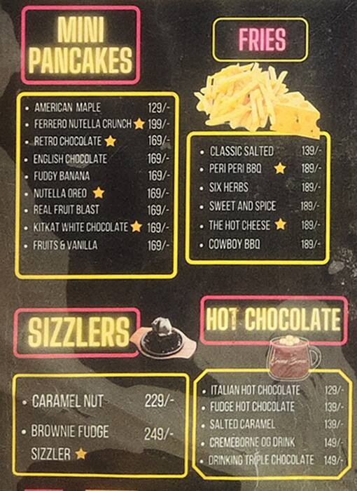 Menu of Cremeborne Ice Creams and Desserts, Preet Vihar, New Delhi