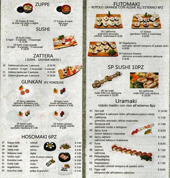 Menu di Il Grande Canale 