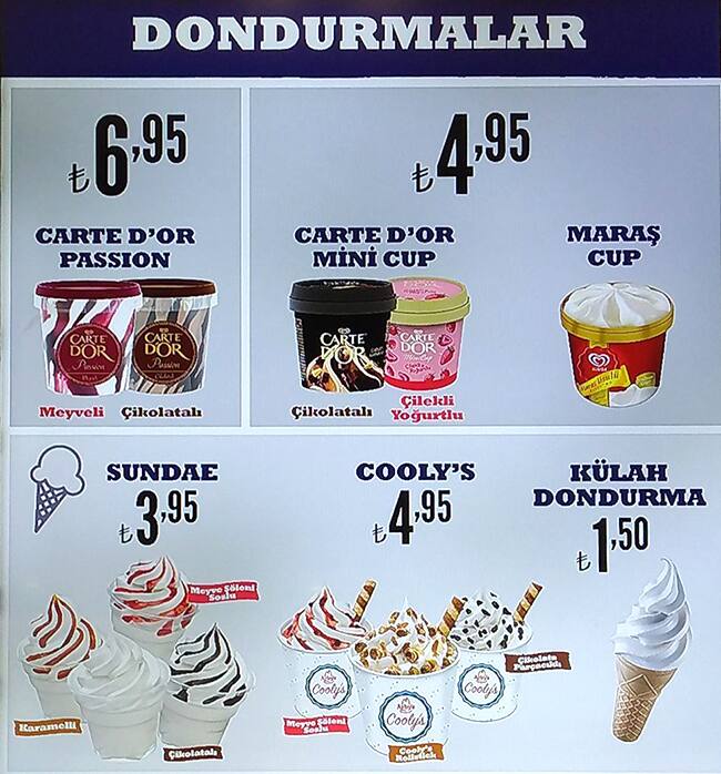 Arby's Speisekarte