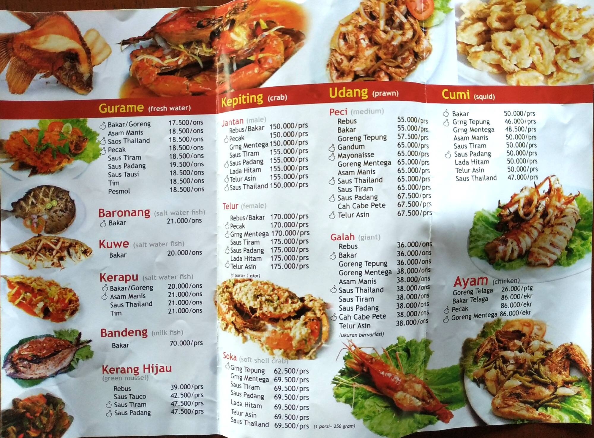 Telaga Seafood Cibubur Jakarta Zomato Indonesia