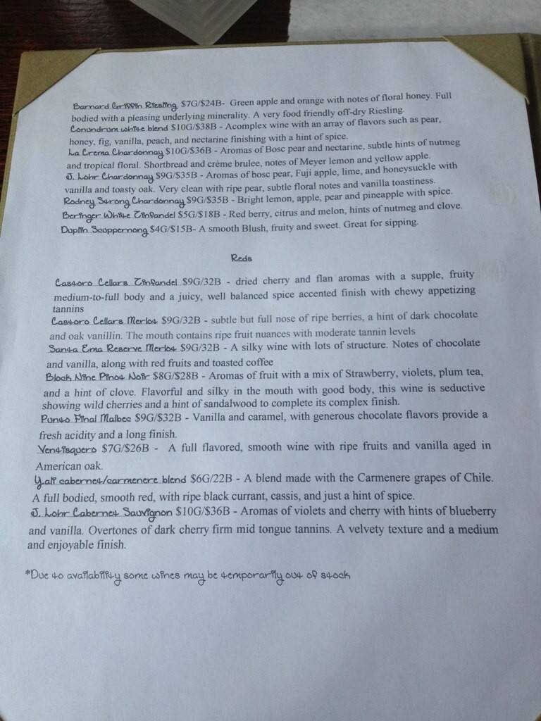 Menu at Mully's Nacoochee Grill pub &amp; bar, Helen