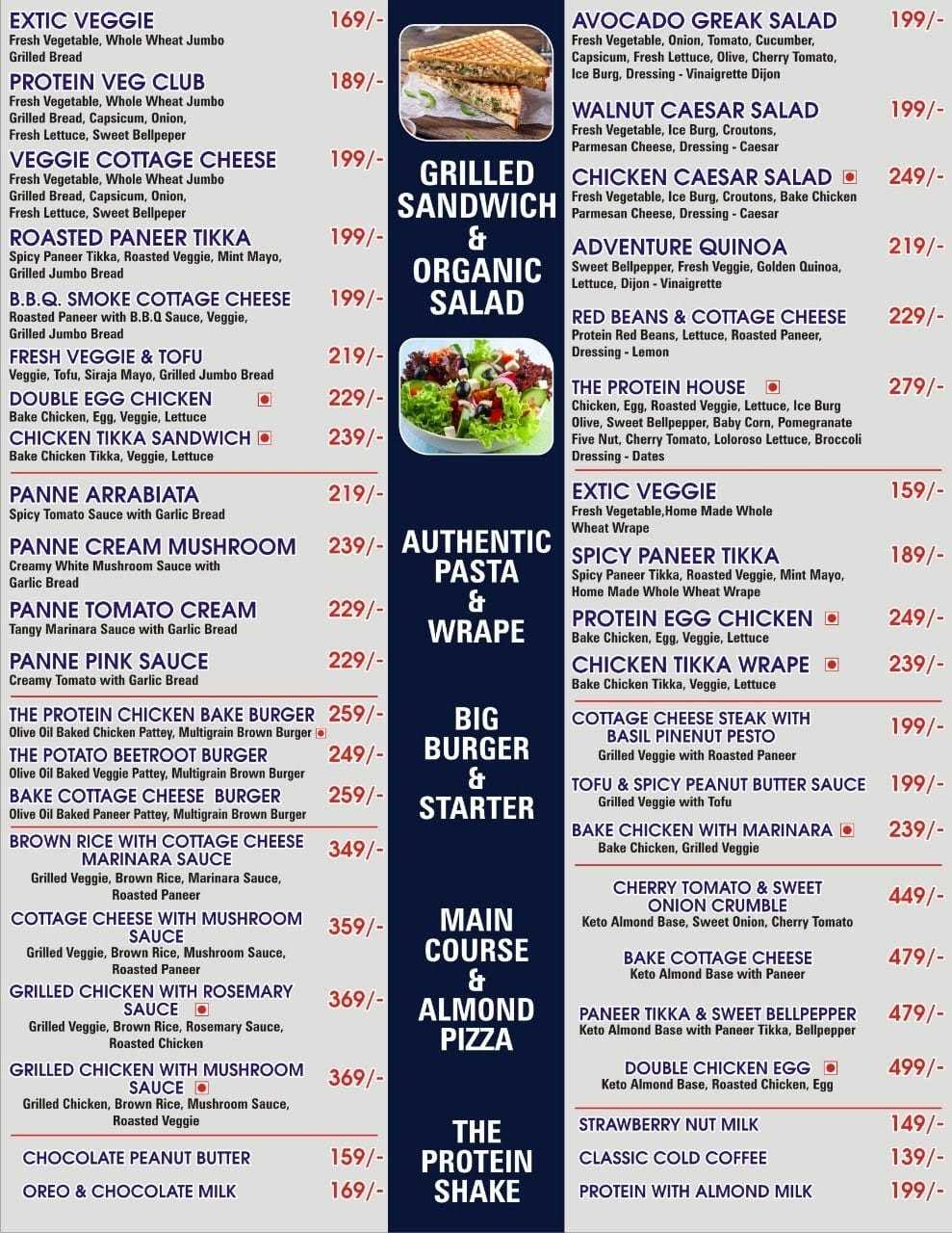 Express Menu - PROTEINHOUSE